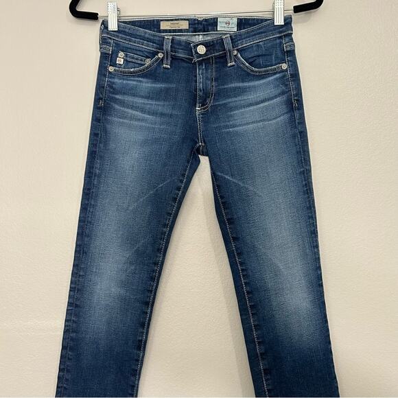 AG Adriano Goldschmied The Stilt Cigarette Leg Skinny Jeans 10 Years Rio Size 25 - Picture 6 of 14